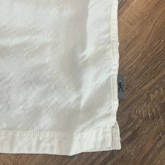 ROYAL ROBBINS short sleeve button front shirt white casual men’s L 89% Modal - Picture 3 of 11